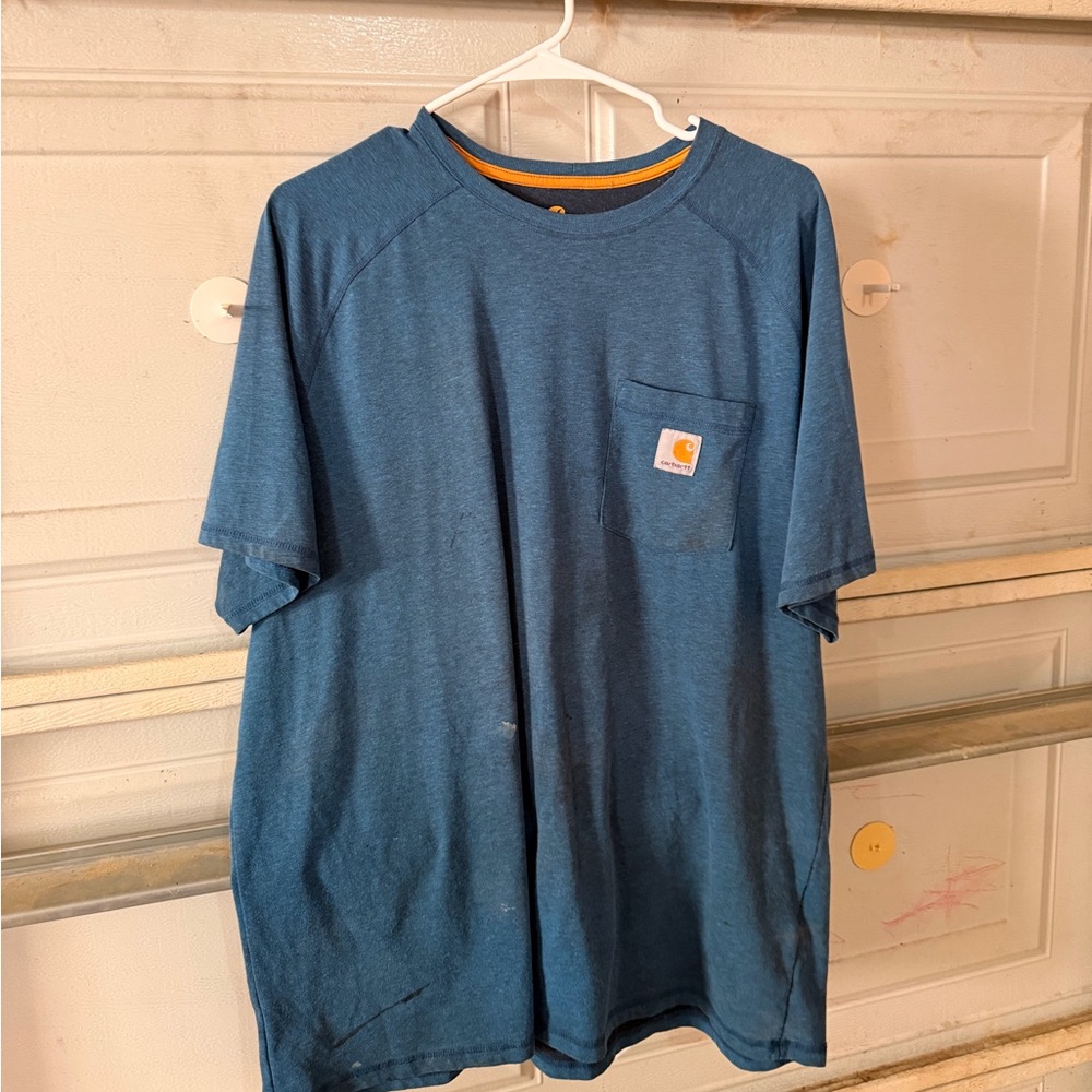 Carhartt Teal Pocket Tee